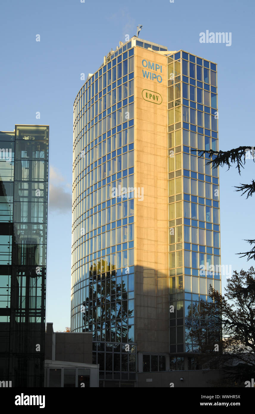 Sede della International Patent Office, Ginevra, Svizzera Foto Stock