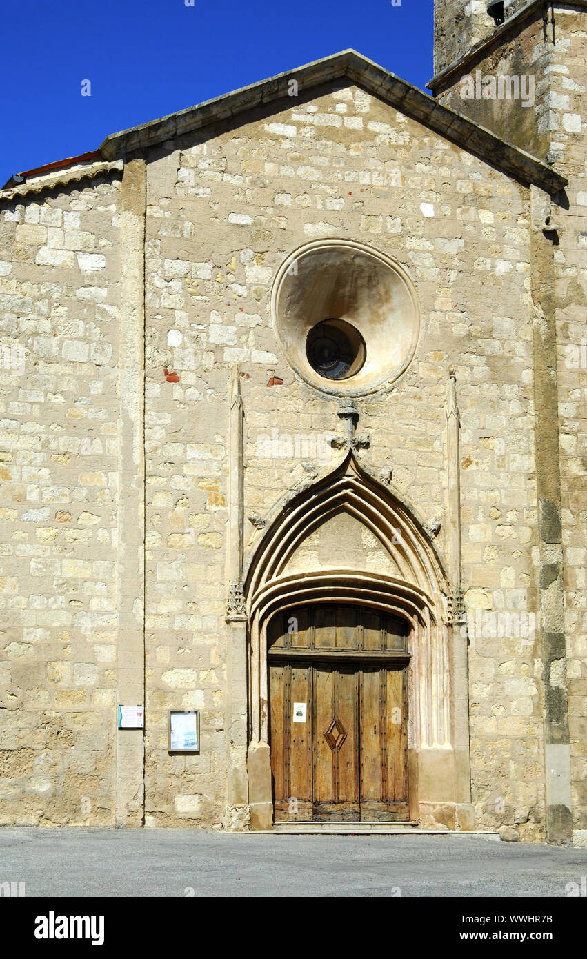 Chiesa di San Michel, Puimoisson, Provenza, Frankreic Foto Stock