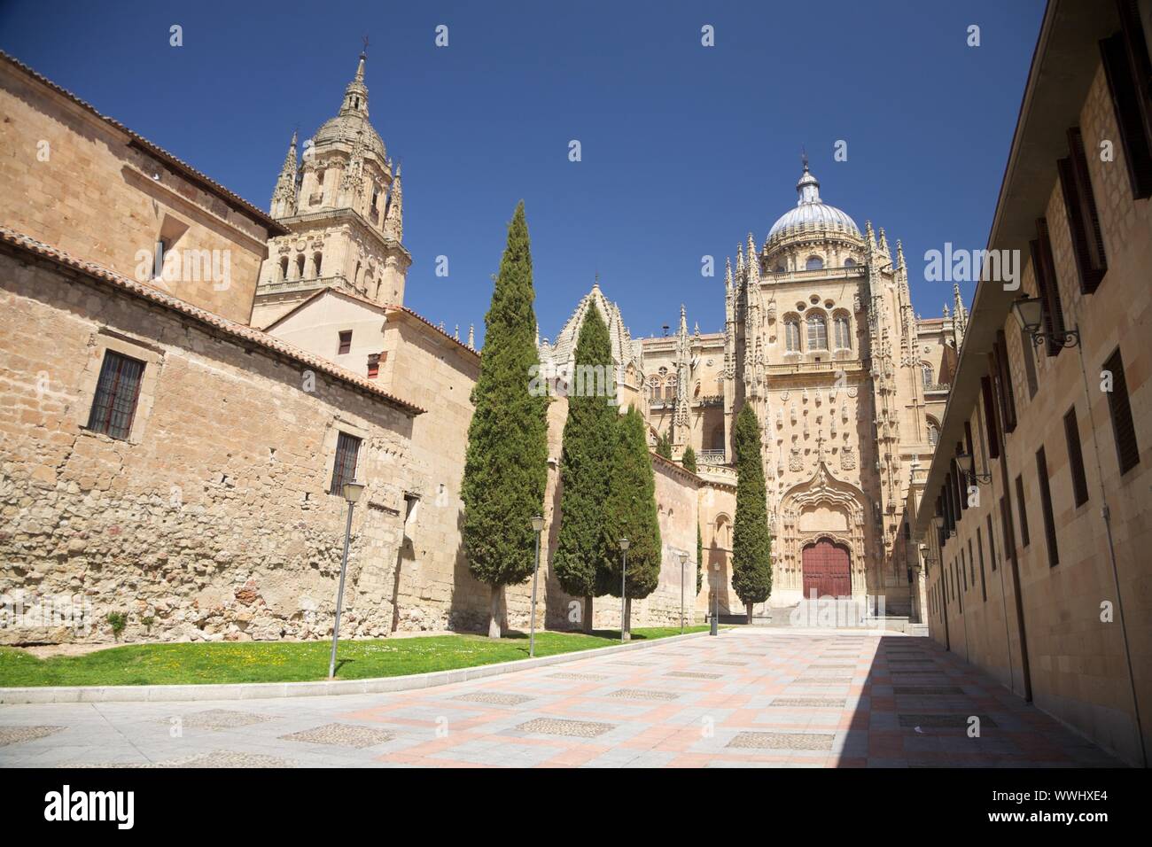 Vista della città di Salamanca Castiglia in Spagna Europa Foto Stock
