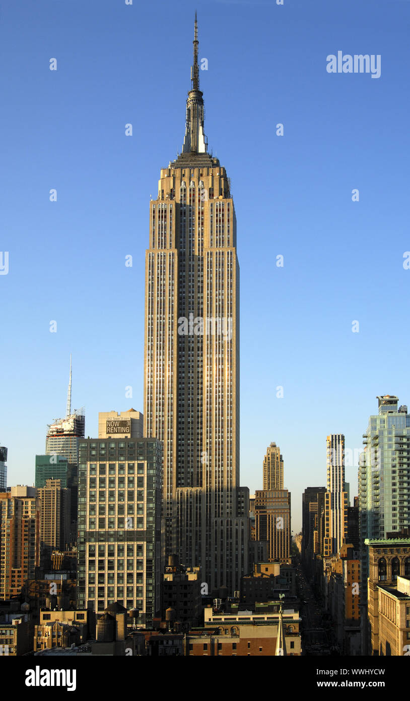 Stato Das Empire Building, Manhattan, New York Foto Stock