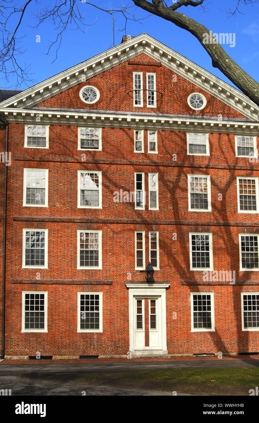 Hollis Hall, Harvard University, STATI UNITI D'AMERICA Foto Stock