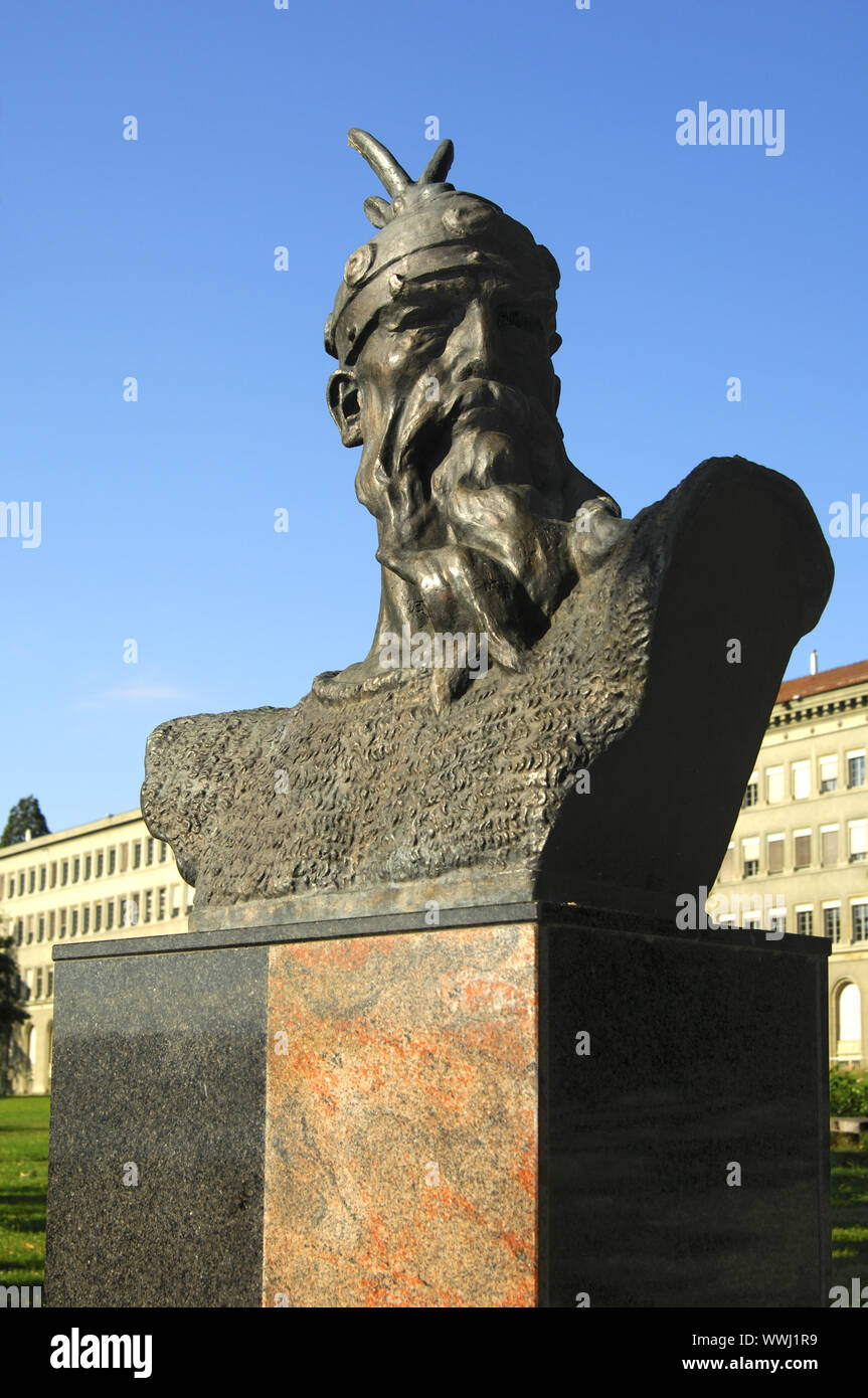 Nazionale Albanese Skanderberg hero Foto Stock