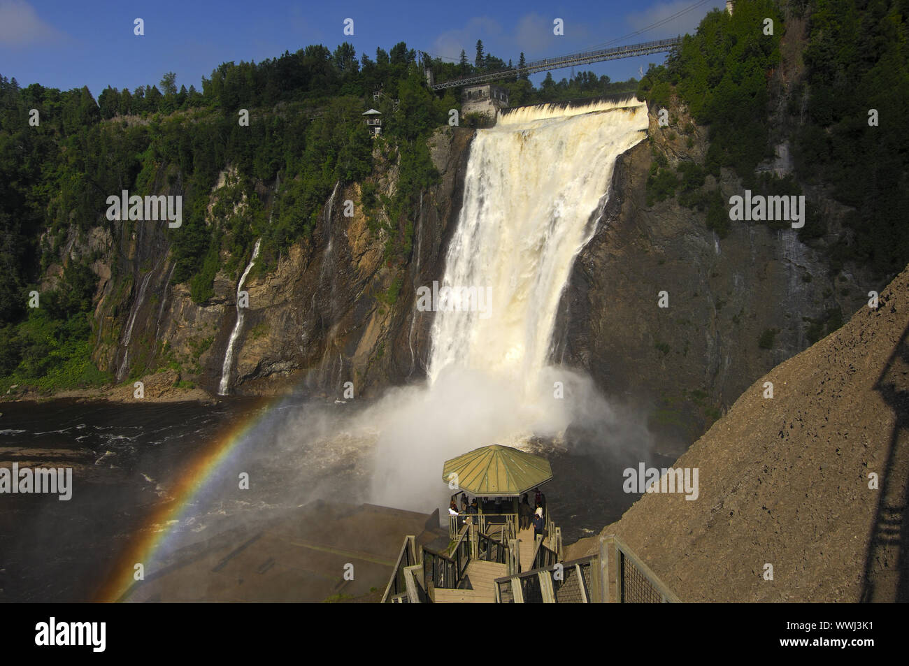 Cascata Montmorency, Beauport Foto Stock