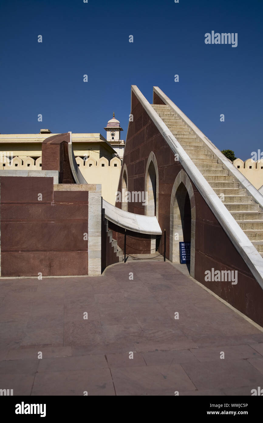 Osservatorio, Jantar Mantar, a Jaipur, India del Nord, India, Asia Foto Stock