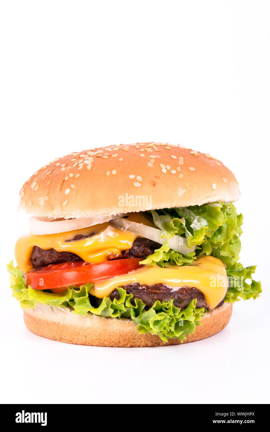 cheeseburger Foto Stock