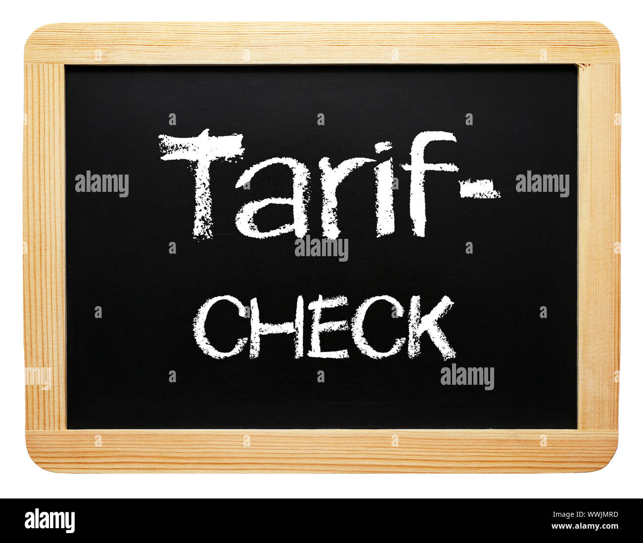 Tarif Check Foto Stock