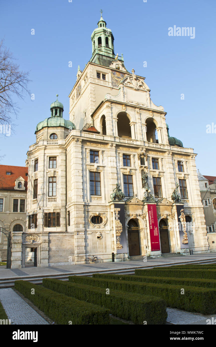Museo Nazionale Bavarese a Monaco di Baviera Foto Stock