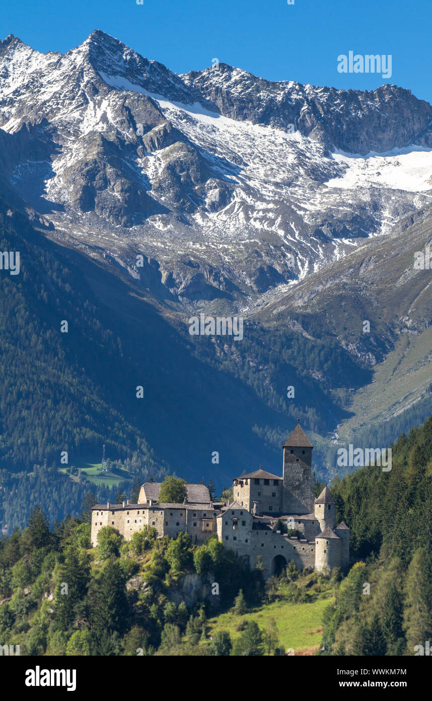 Il castello di Tures a Campo Tures in Alto Adige Foto Stock