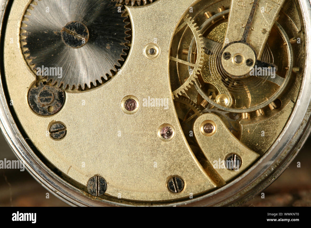 Ingranaggio di orologio Foto Stock