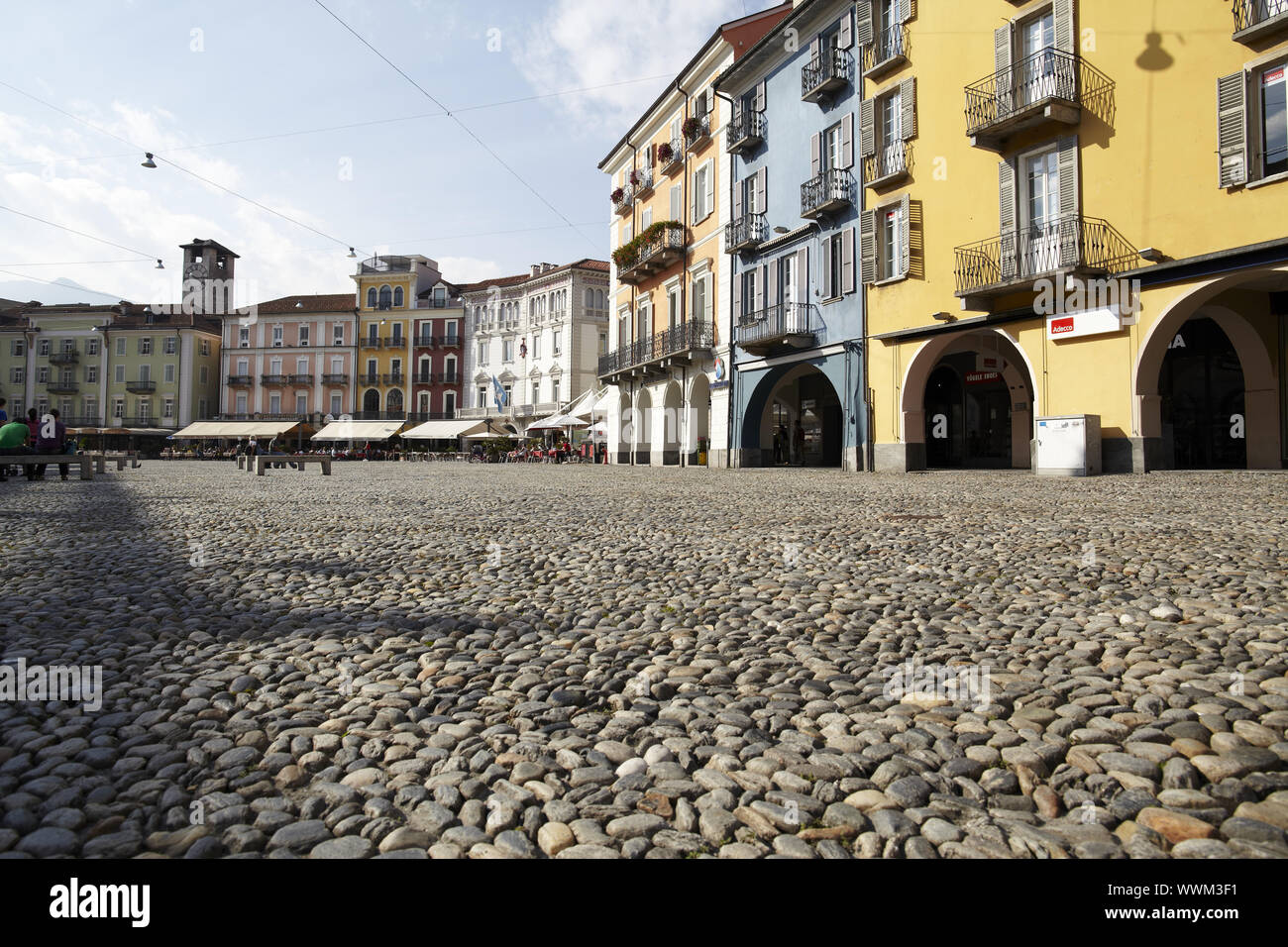 Locarno (Lago Maggiore) - Piazza Grande Foto Stock