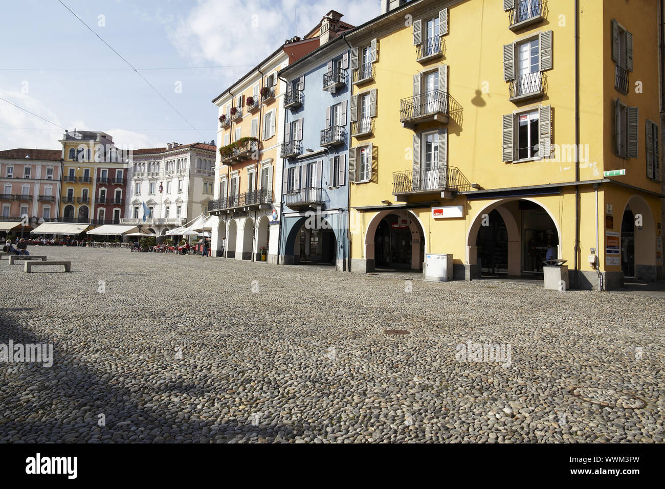 Locarno (Lago Maggiore) - Piazza Grande Foto Stock