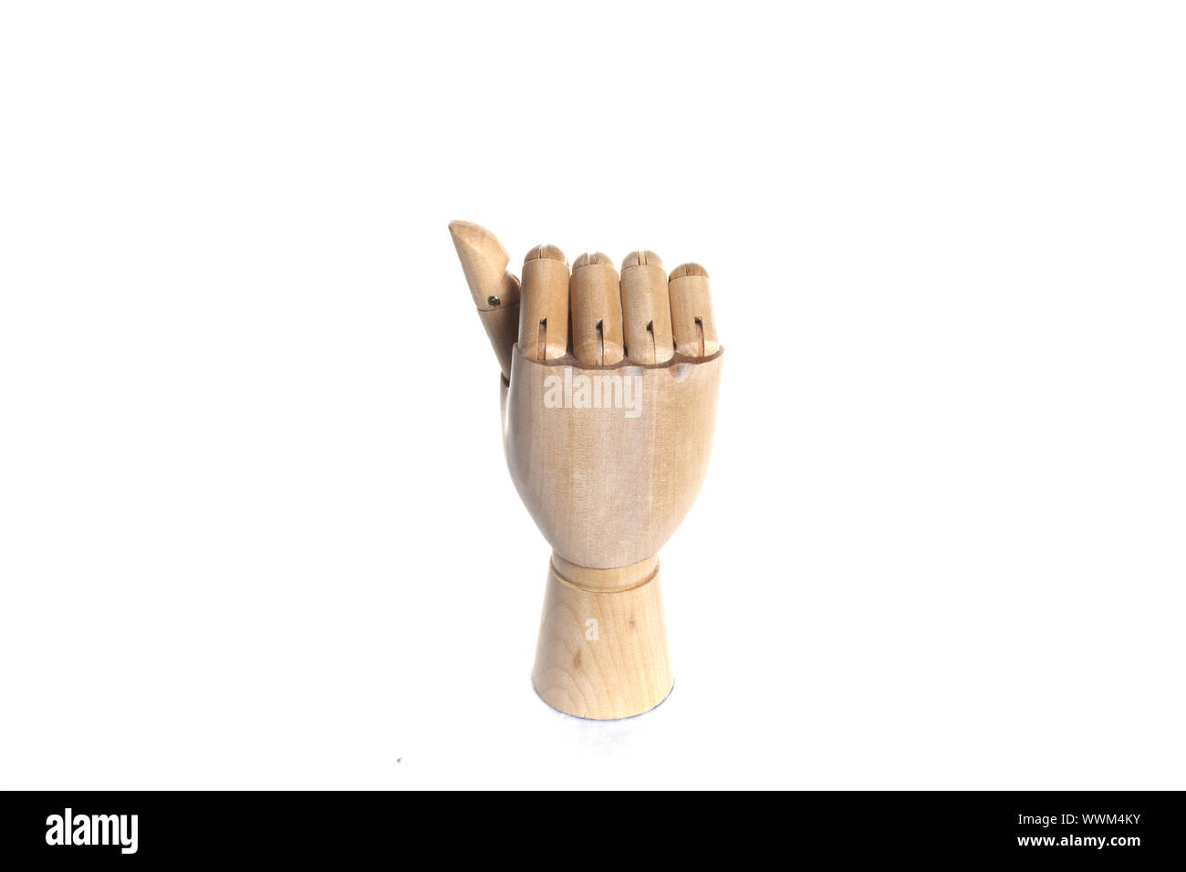 Segnale di mano numero - 1 Foto Stock