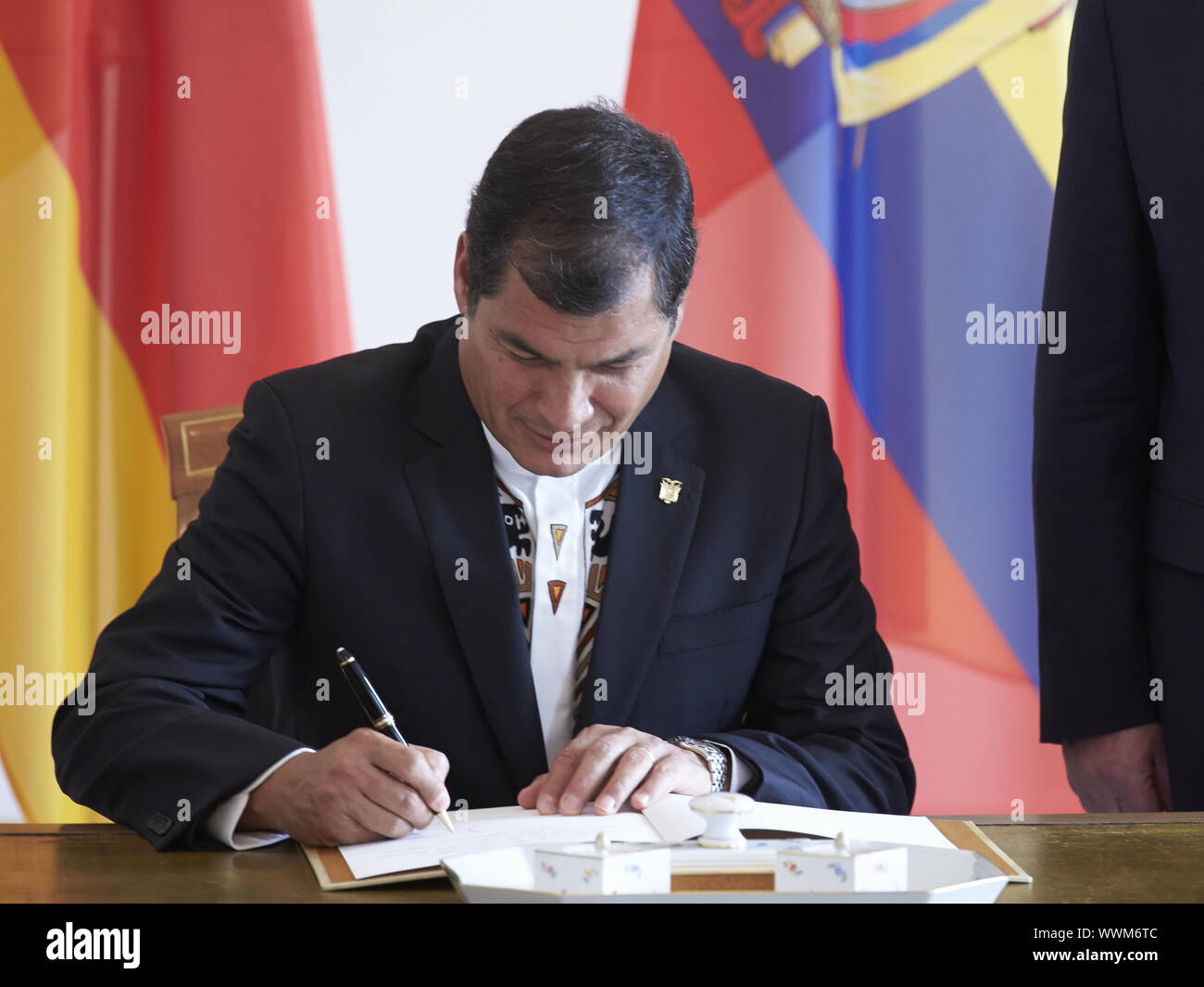 Presidente Gauck ha ricevuto il presidente del Ecuator Foto Stock