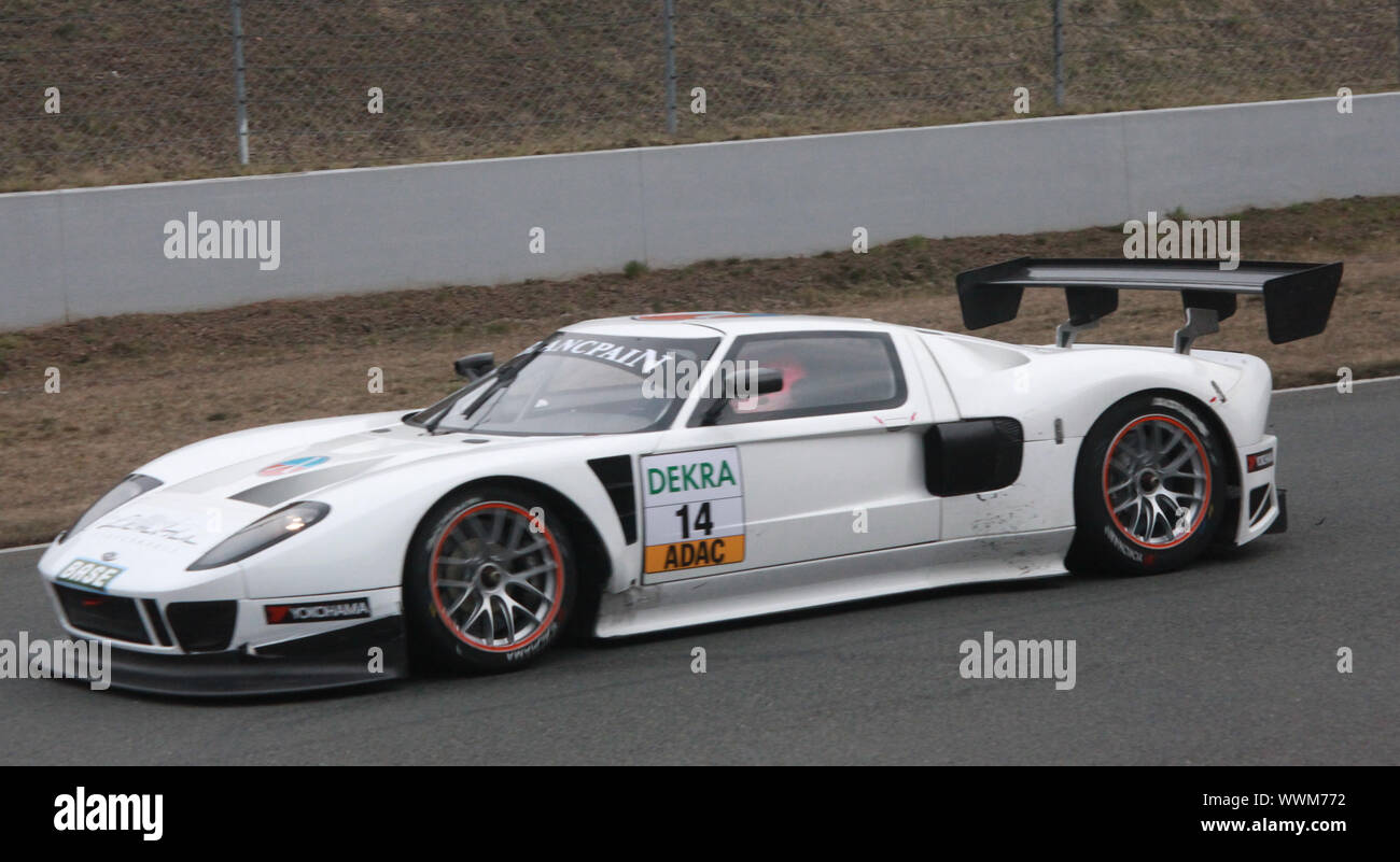 L'ADAC GT Masters Media Day del 10 aprile 2013 etropolis Motorsport Arena Oschersleben / Bode Foto Stock