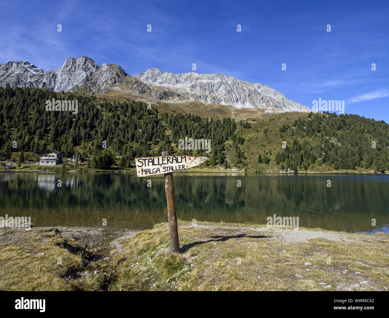 Obersee, Staller Alm, Austria Foto Stock