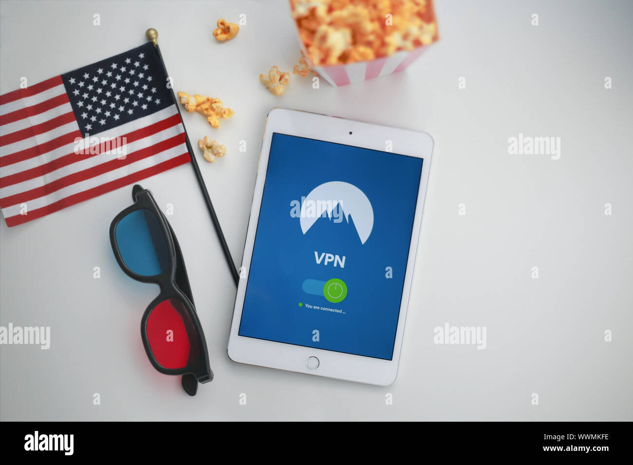 Servizi di streaming per la visione si sposta Foto Stock