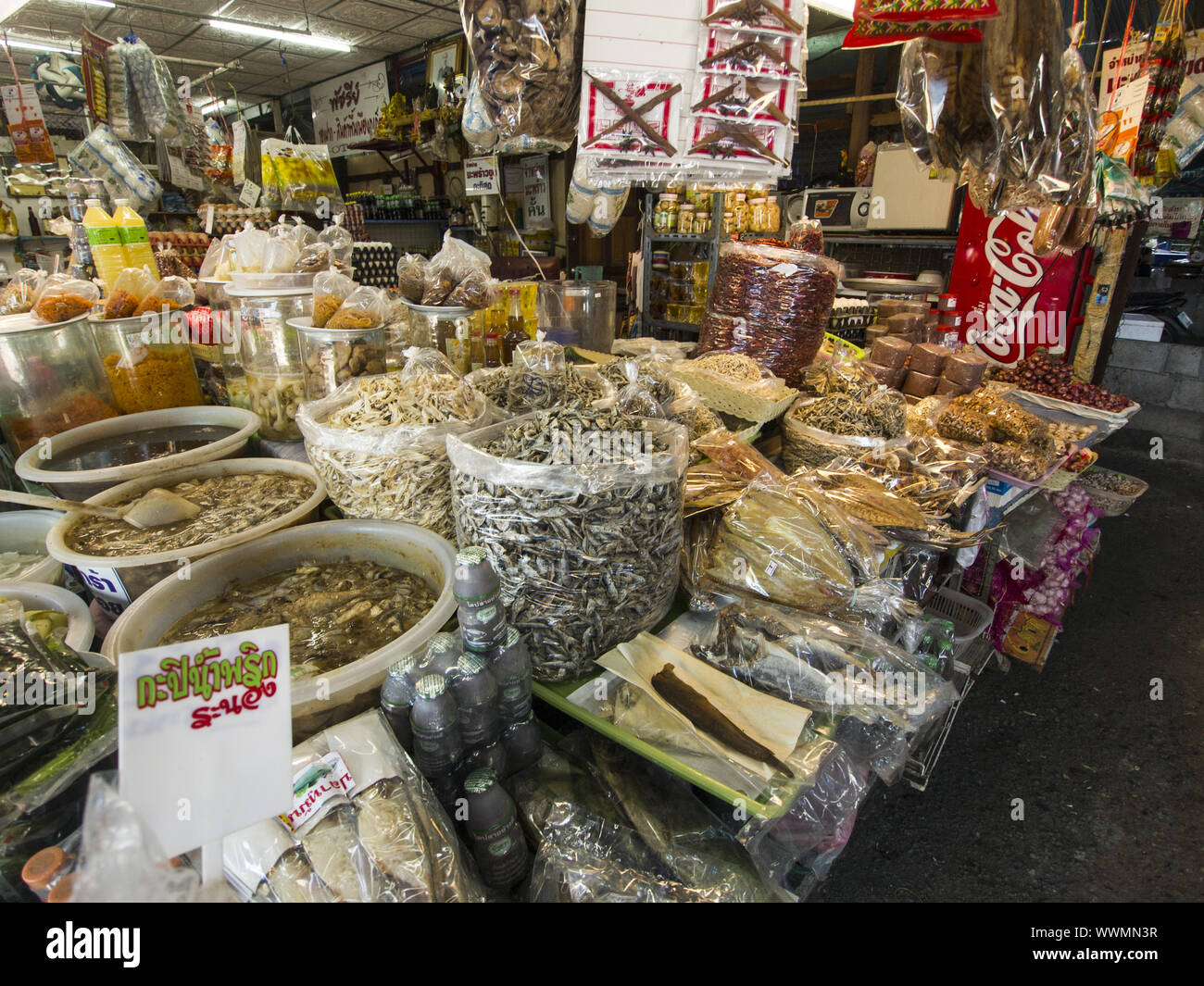 Thai-Markt Foto Stock