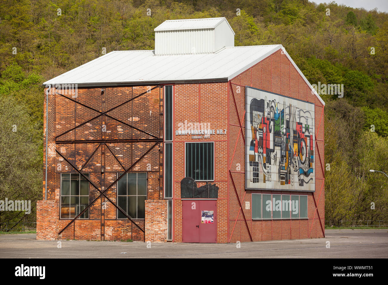 Hüttenmuseum Thale sala del motore a vapore motore no.7 Foto Stock