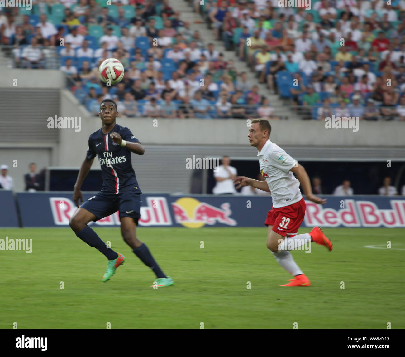 Testspiel RB Leipzig gegen Paris Saint-Germain FC am 18.7.14 Foto Stock