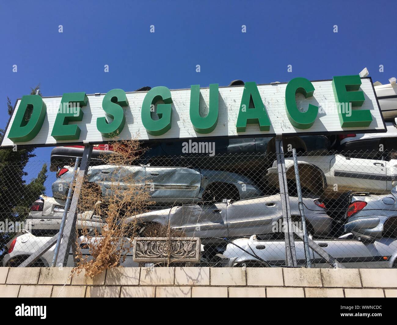 rottamazione delle automobili Foto Stock