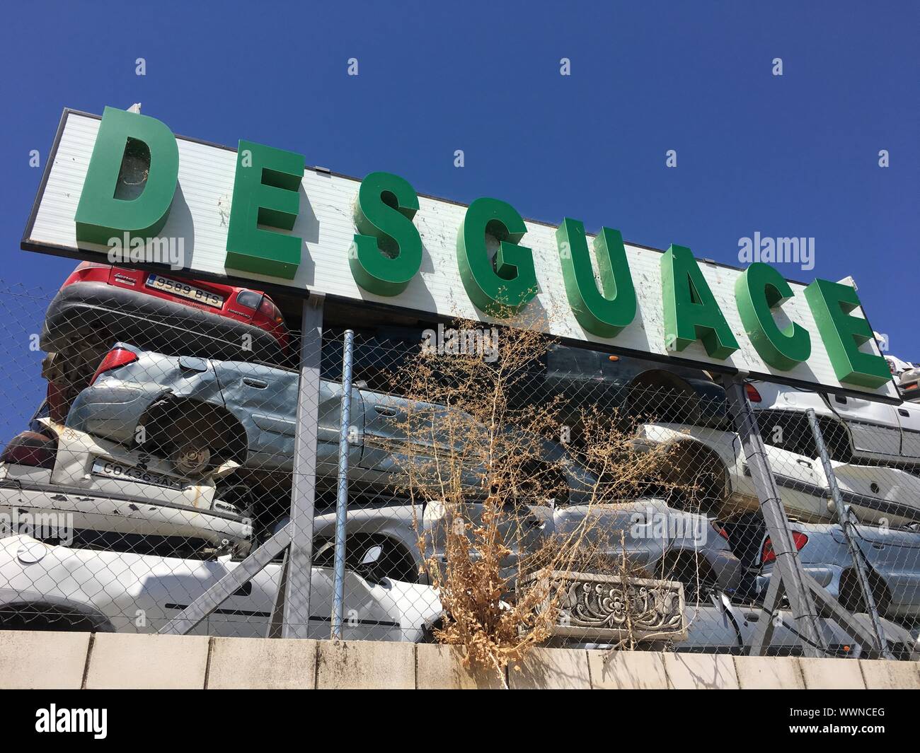 rottamazione delle automobili Foto Stock