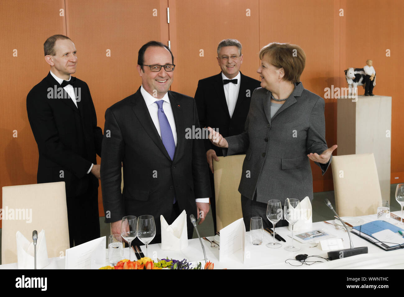 17. Tedesco-francese consiglio dei ministri di Berlino - Riunione Plenaria del Consiglio dei ministri Foto Stock