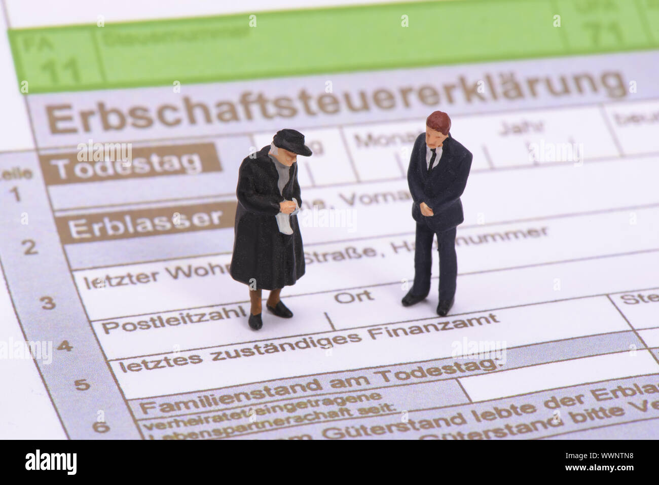 La tassa di successione ritorna Foto Stock