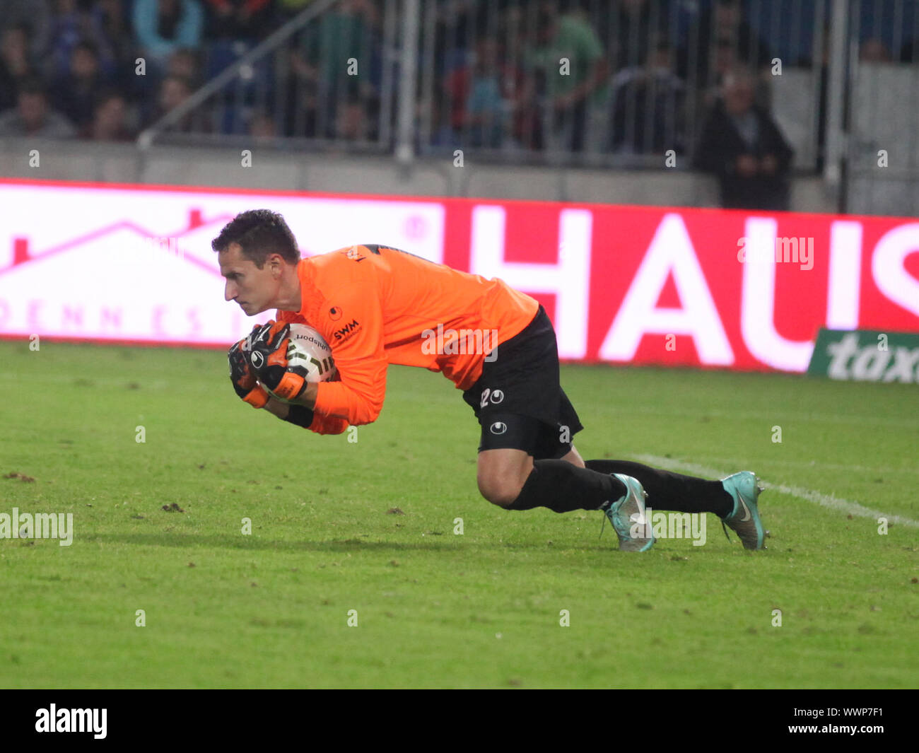 3. Liga Saison 2015/2016 Punktspiel 1. FC Magdeburg - Chemnitzer FC Foto Stock