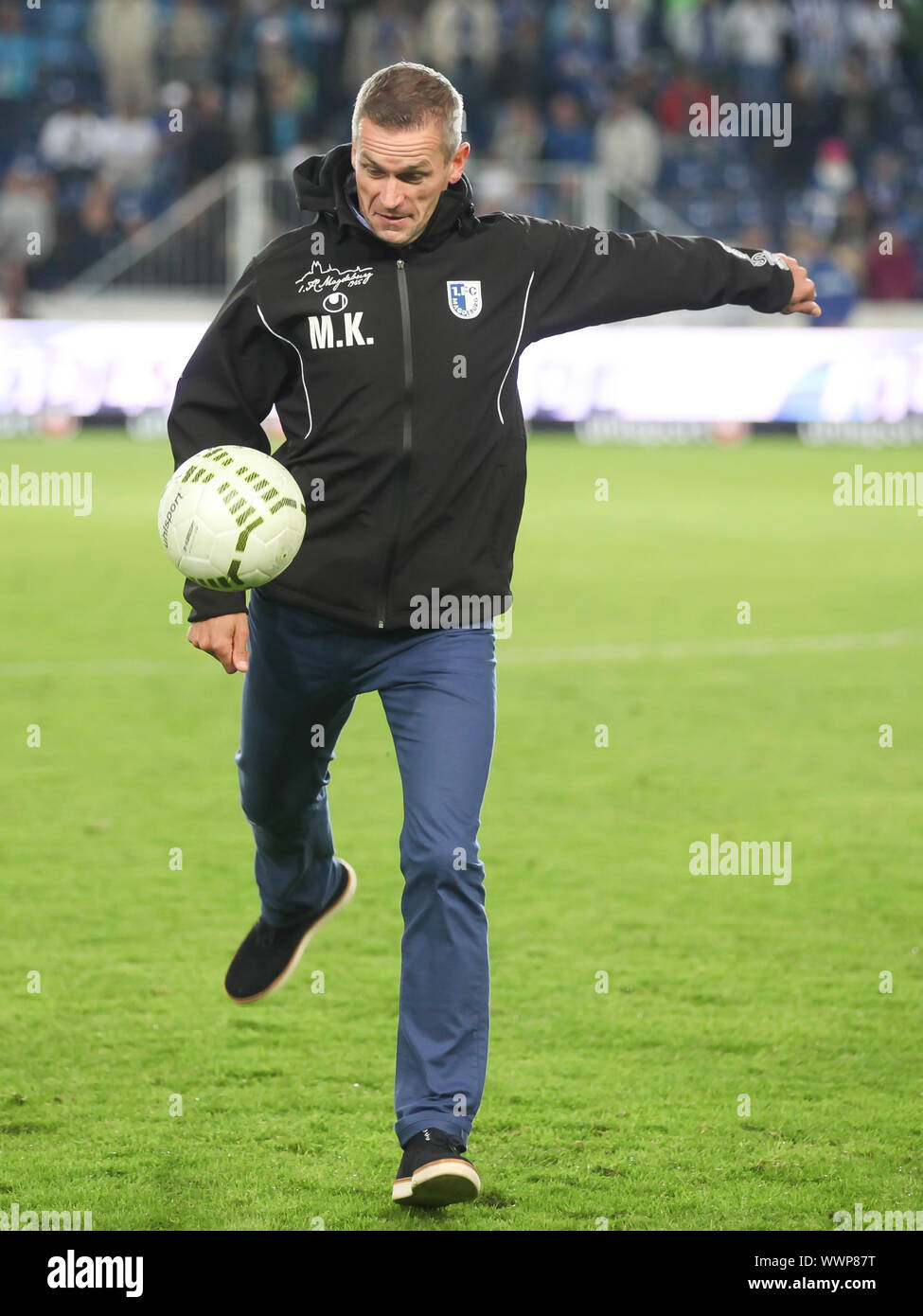 Mario Kallnik (Geschäftsführer der 1. FC Magdeburg Stadion- und Sport-Marketing GmbH) Foto Stock
