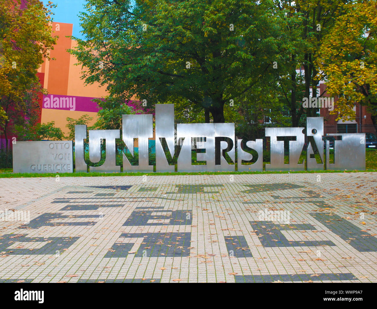 Impressionen aus Magdeburg-Otto von Guericke Universität Foto Stock