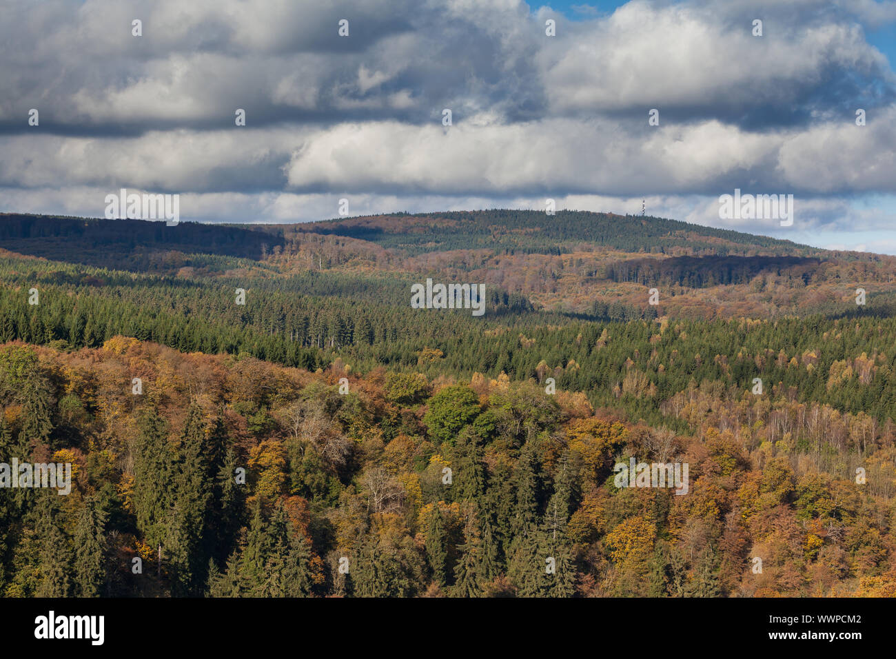 Visualizzare Selketal in autunno Foto Stock