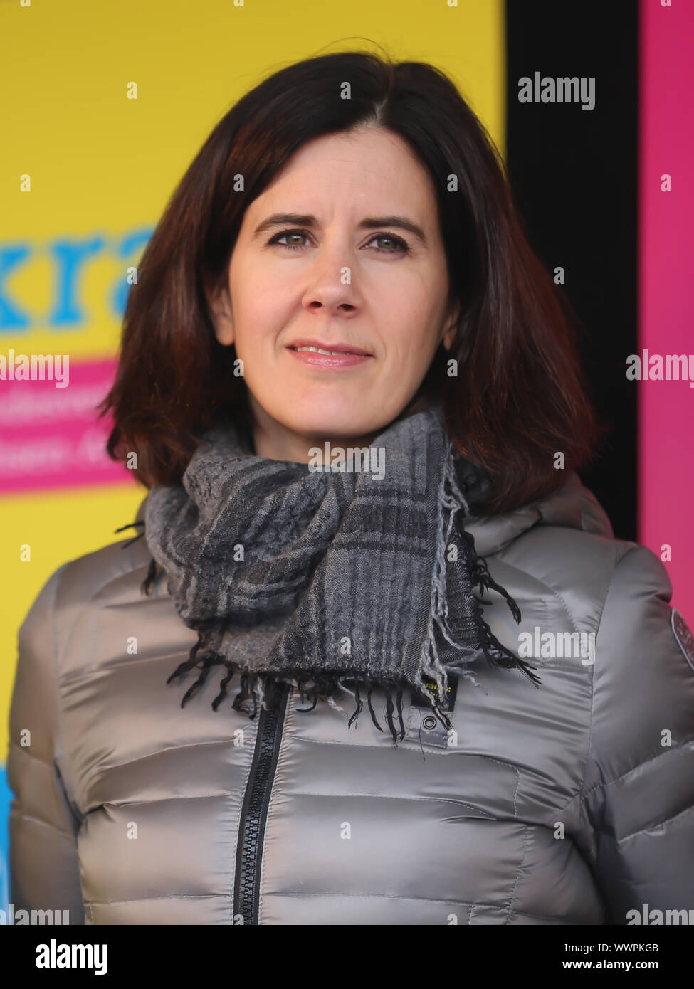 Katja Suding (FDP) di Amburgo durante un FDP-action day per le elezioni statali in Magdeburg Foto Stock