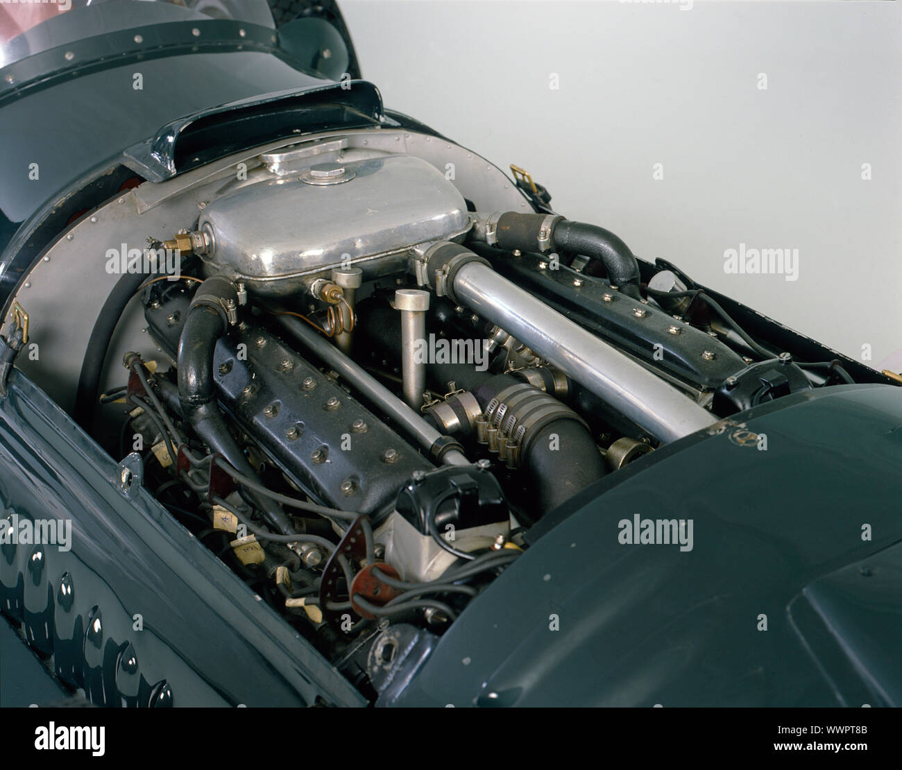 1950 BRM V16 motore Foto stock - Alamy