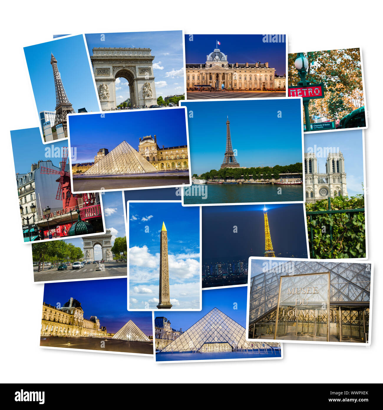 Parigi - Luglio 12, 2013: Torre Eiffel sulla luglio 12, 2013 a Parigi. La torre Eiffel è uno dei più popolari attrazioni di Parigi Foto Stock