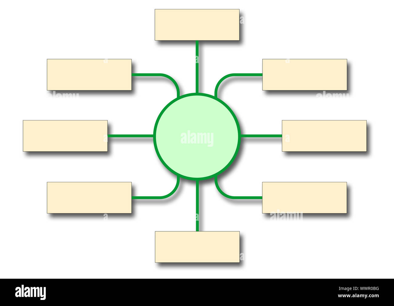 Organizzazione di una società Foto Stock
