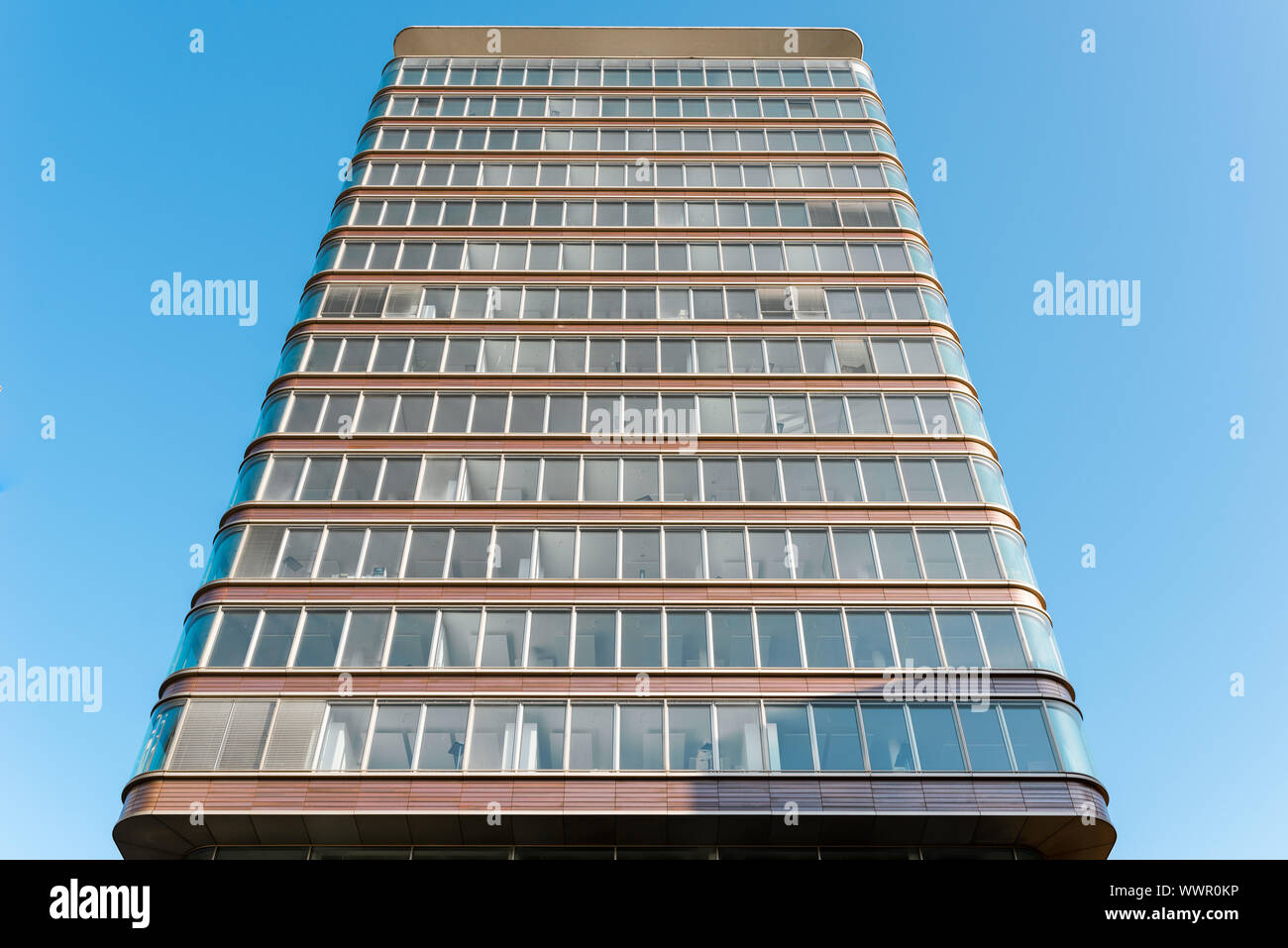 La nuova torre di Astra in St.Pauli distretto di Amburgo, situato sulla ex birreria bavarese Foto Stock