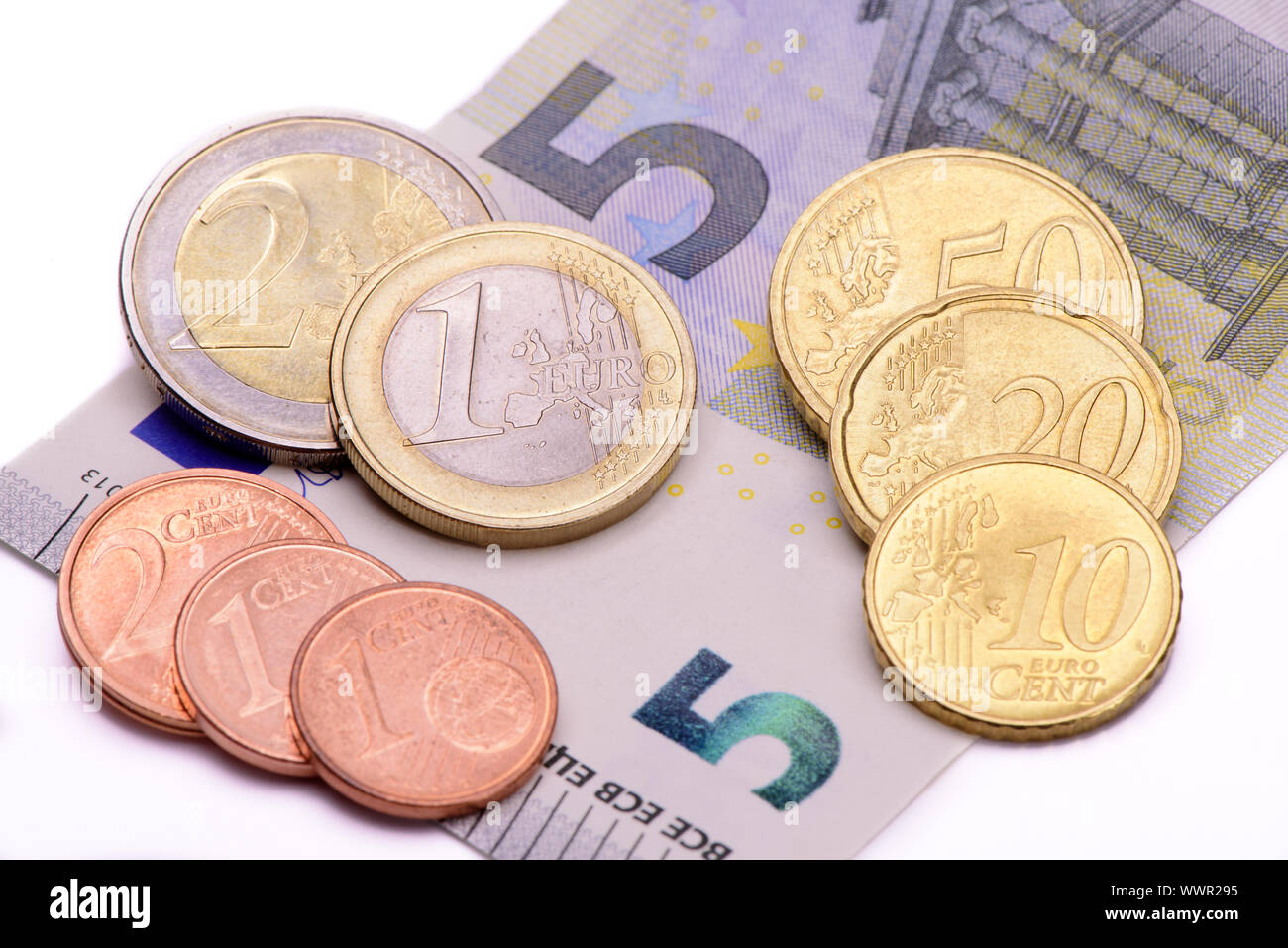 Salario minimo salario orario 8,84 Euro Foto Stock
