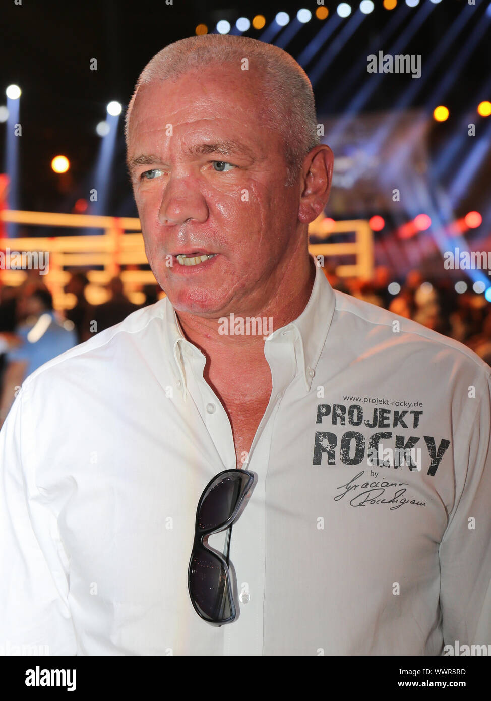 Ex-Boxer Graciano Rocchigiani Foto Stock