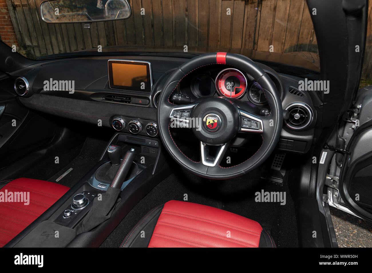 2018 Fiat 124 Abarth Spider. Foto Stock