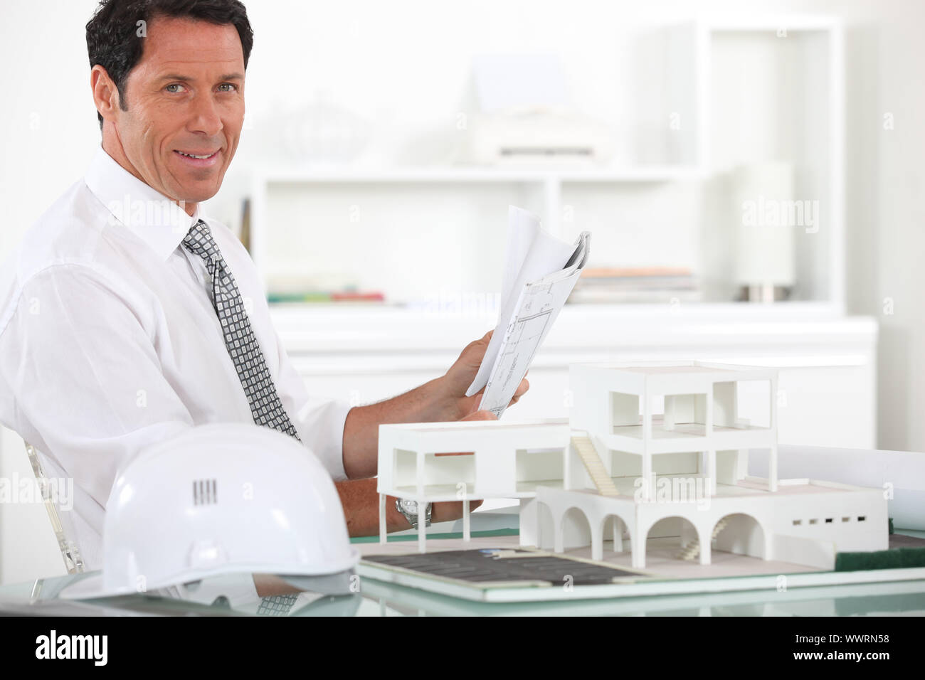 Ufficio dell'architetto Foto Stock