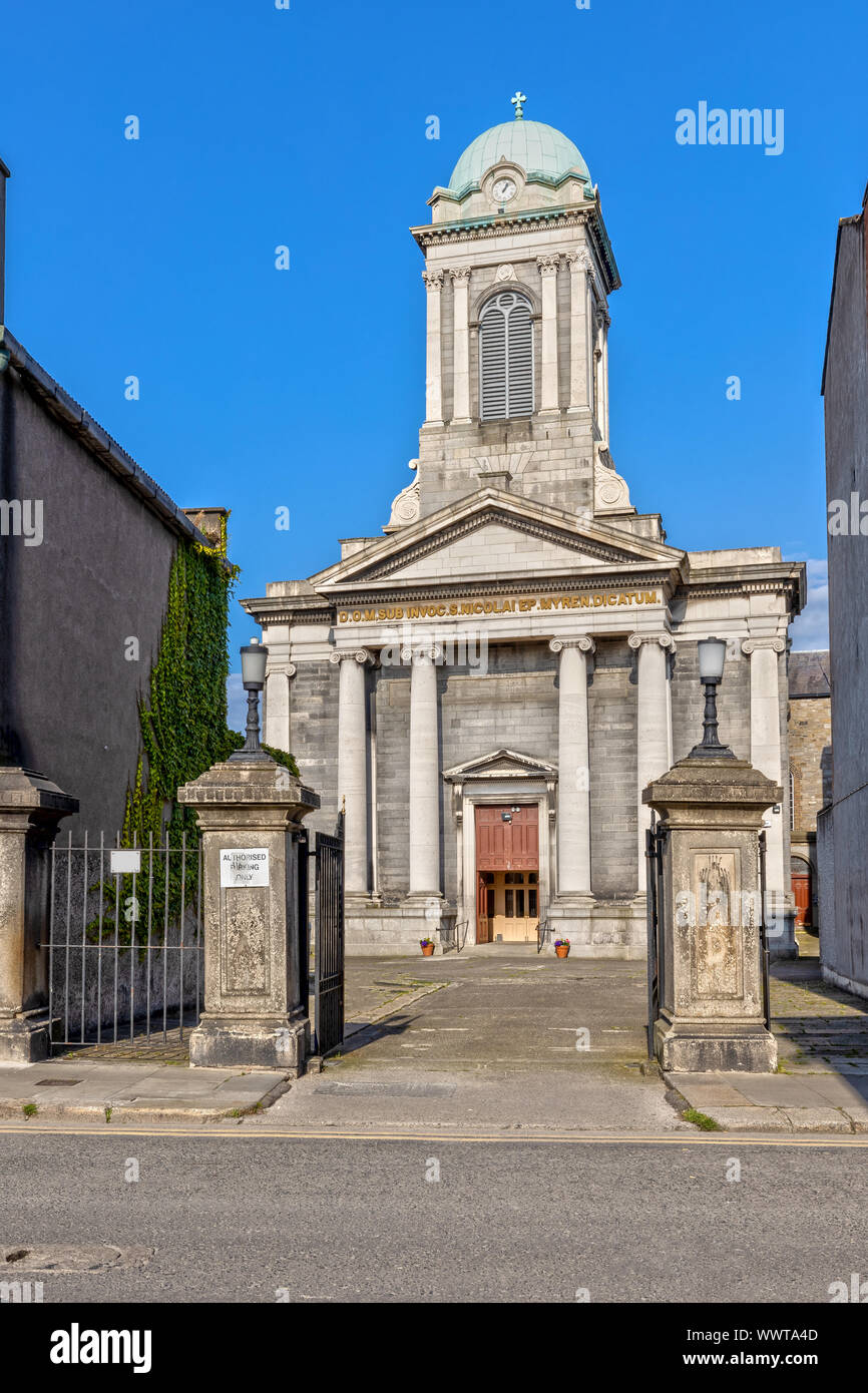 San Nicola di Myra Chiesa a Dublino, Irlanda Foto Stock