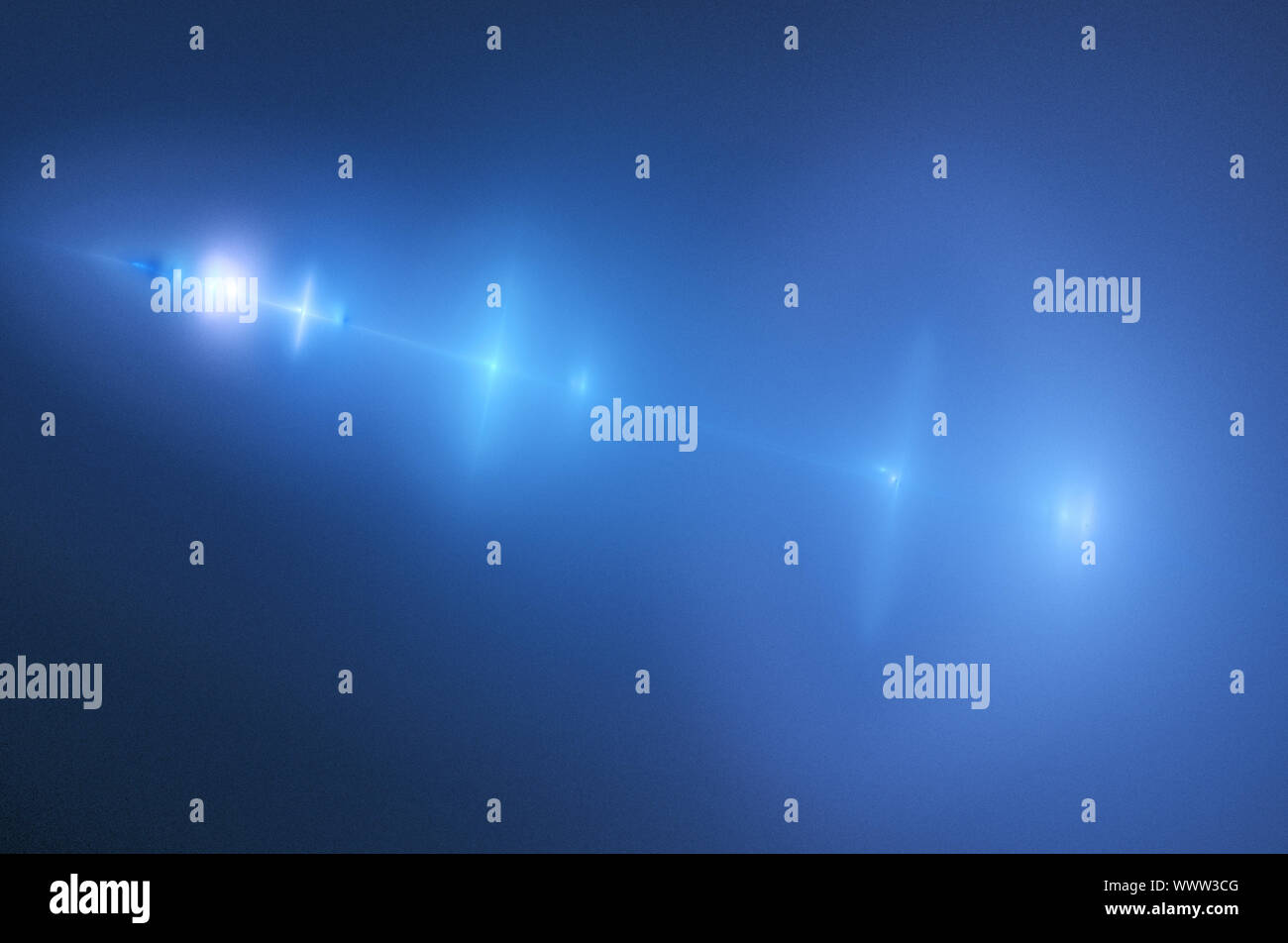 Frattale somigliante a nave spaziale. Foto Stock