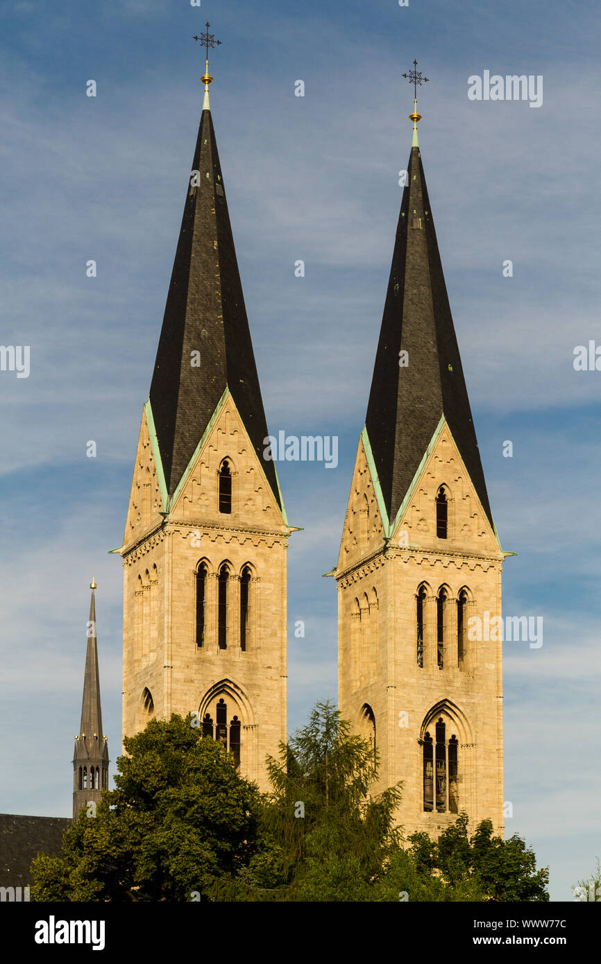 Cattedrale di Halberstadt Foto Stock