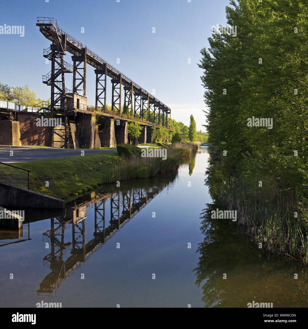 Landschaftspark Duisburg Nord, Duisburg, la zona della Ruhr, Renania settentrionale-Vestfalia, Germania, Europa Foto Stock