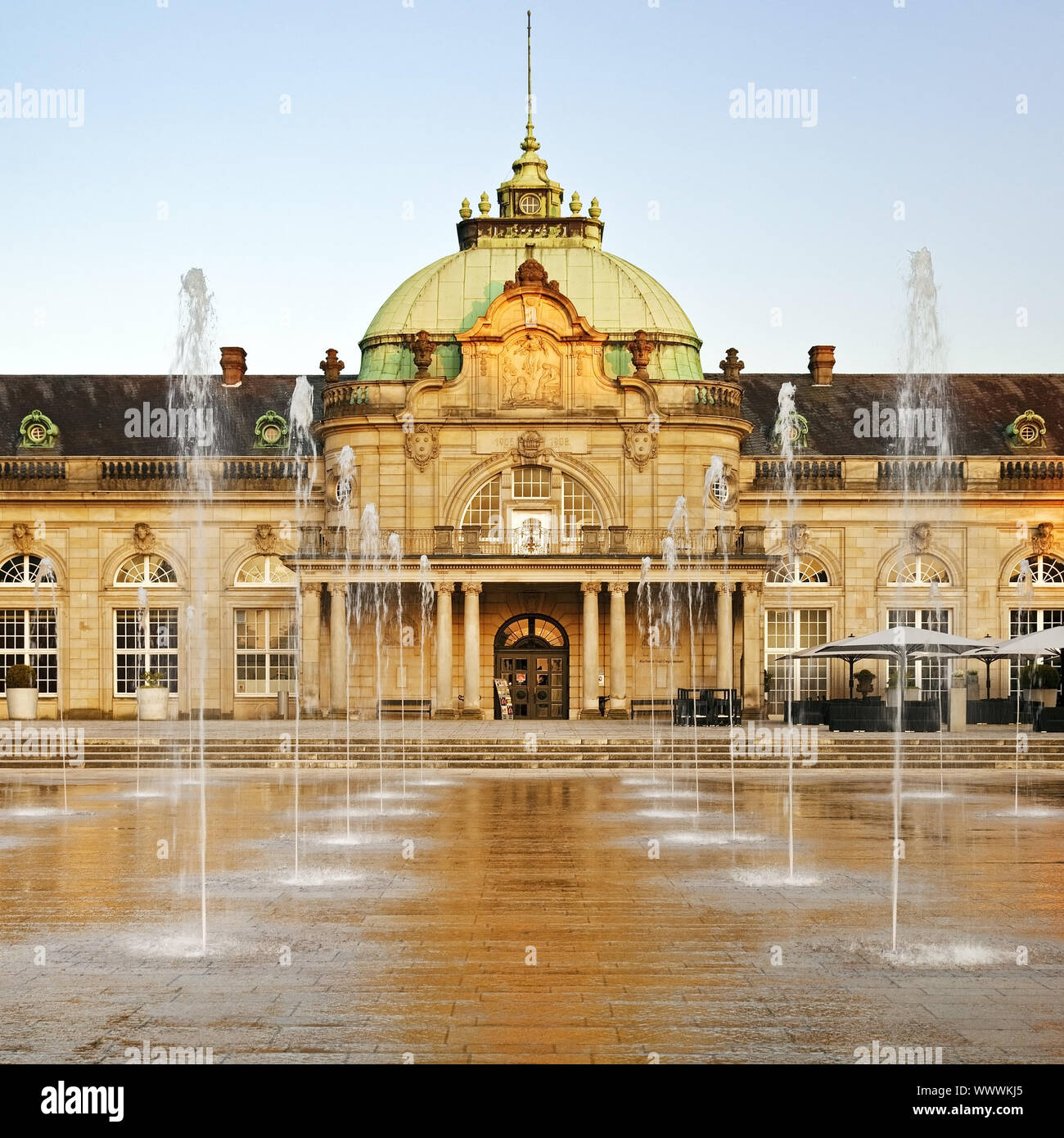 Palazzo imperiale, ex kurhaus, Bad Oeynhausen, Renania settentrionale-Vestfalia, Germania, Europa Foto Stock