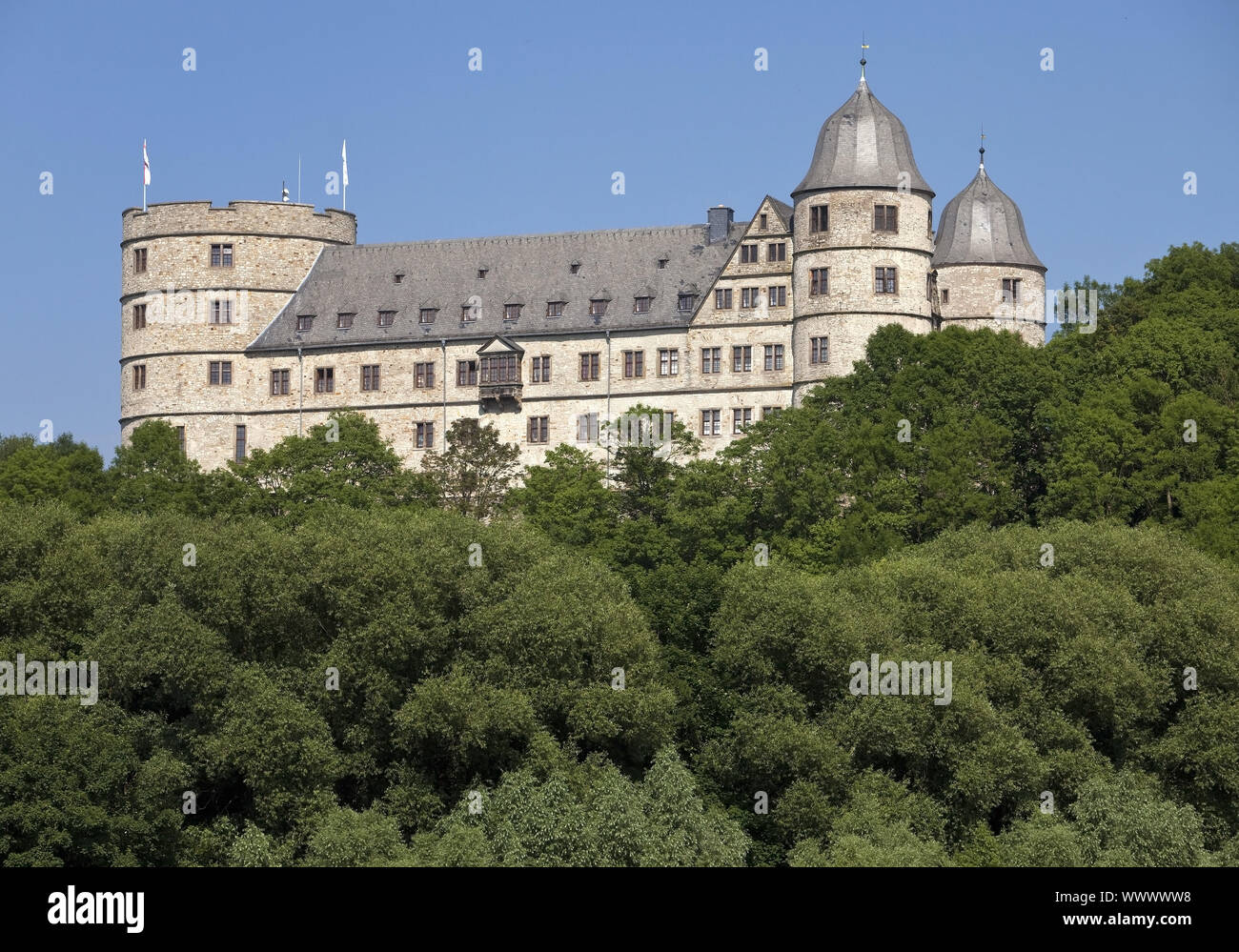 Castello Wewelsburg, Bueren, East Westfalia, Renania settentrionale-Vestfalia, Germania, Europa Foto Stock