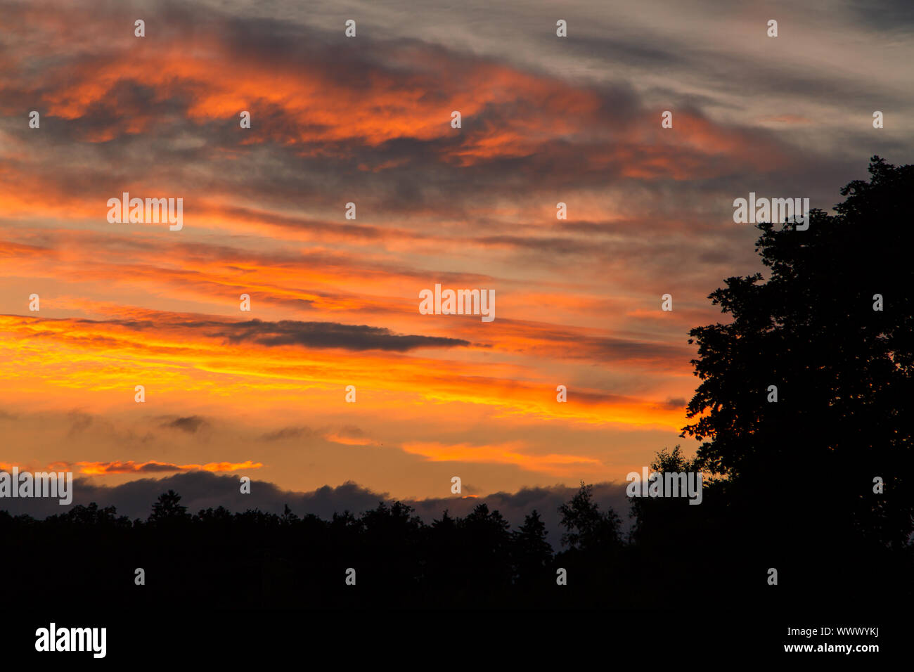 tramonto Foto Stock