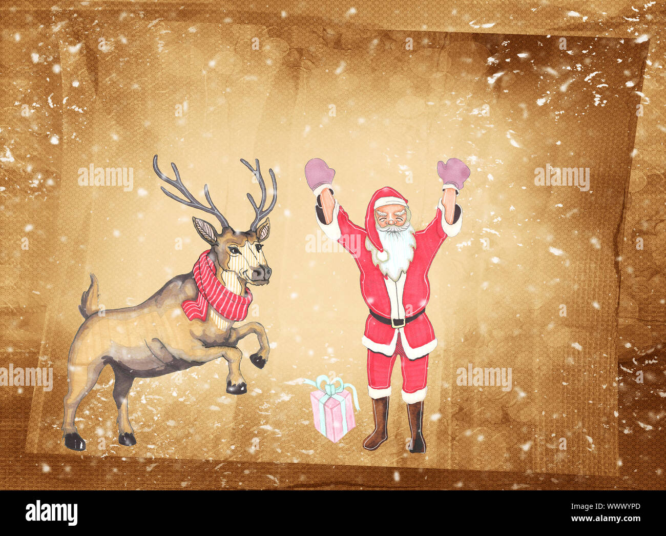 Auguri di Natale, feste sfondo per le immagini. Foto Stock