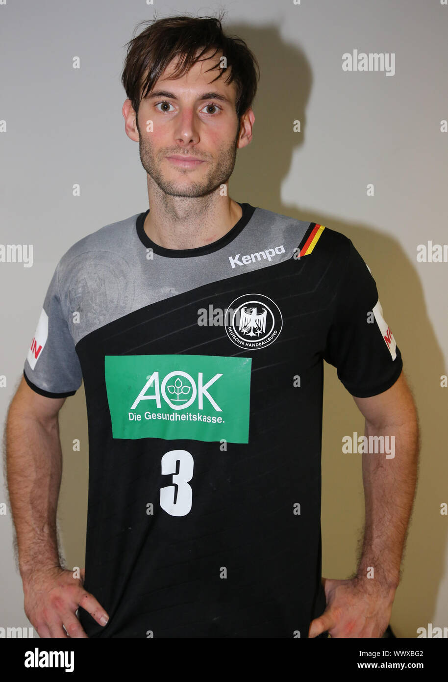 Uwe Gensheimer ( Germania, Deutscher Handballbund, Paris Saint Germain HB) Foto Stock