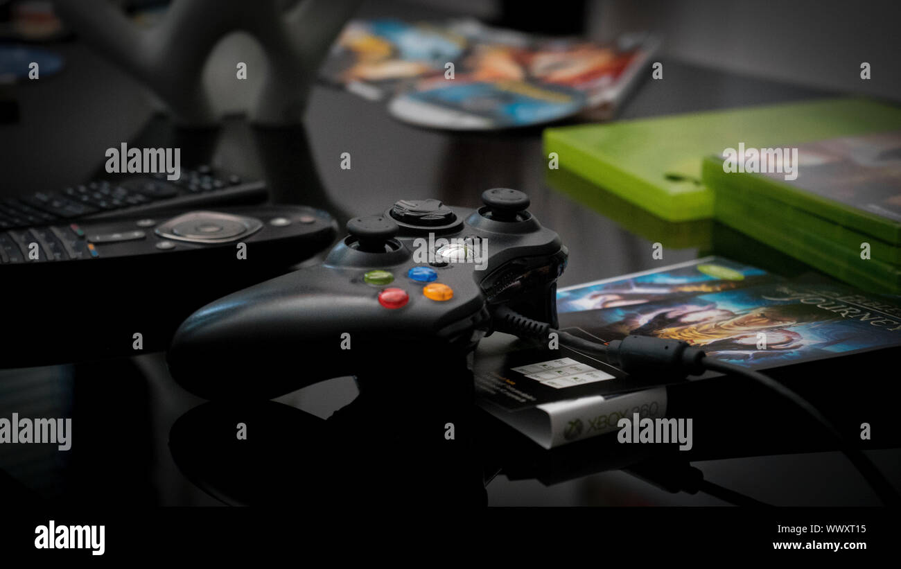 Xbox 360 controler Foto Stock